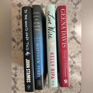 Lot of 4 autobiographies